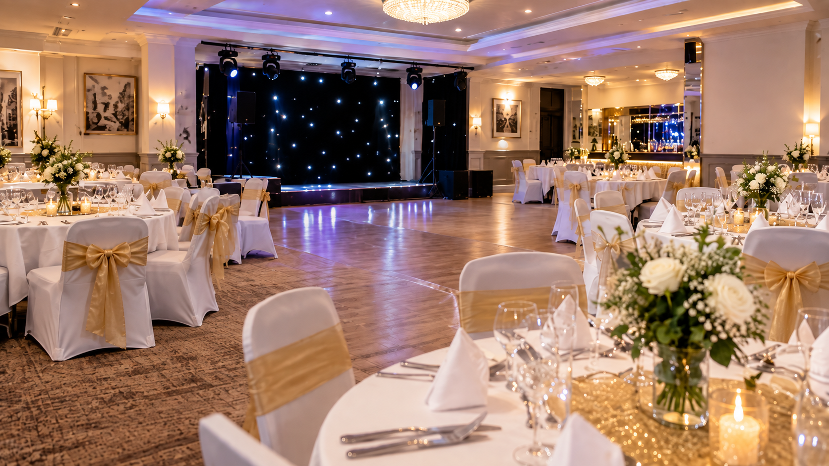 Function room and party venue at Mars Hotel Seaview Blackpool